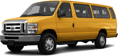E350 Super Duty Passenger XL Extended Van 3D image
