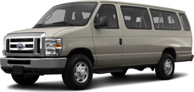E350 Super Duty Passenger XLT Van 3D image