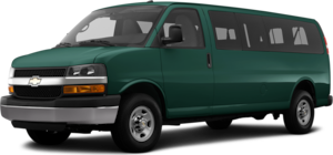 2014 Chevrolet Express 3500 Passenger LS Van 3D