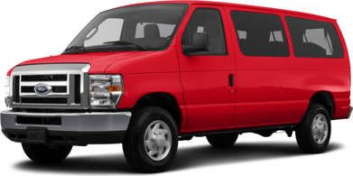 E350 Super Duty Passenger XL Van 3D image