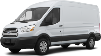 Transit 250 Van High Roof w/Sliding Side Door w/LWB Van 3D image