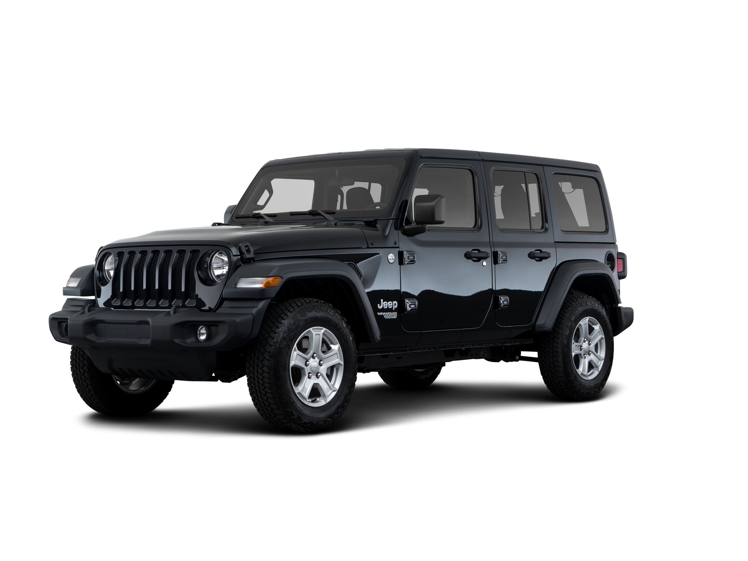 2020 Jeep Wrangler Unlimited Black & Tan Sport Utility 4D