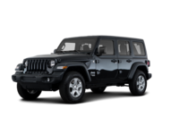 2020 Jeep Wrangler Unlimited Black & Tan Sport Utility 4D