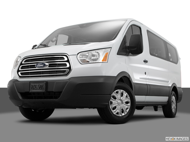 Ford Transit 2015 Tetto Alto Oxford White – Modellino Greenlight 1/64 Pressofuso Serie Route Runners