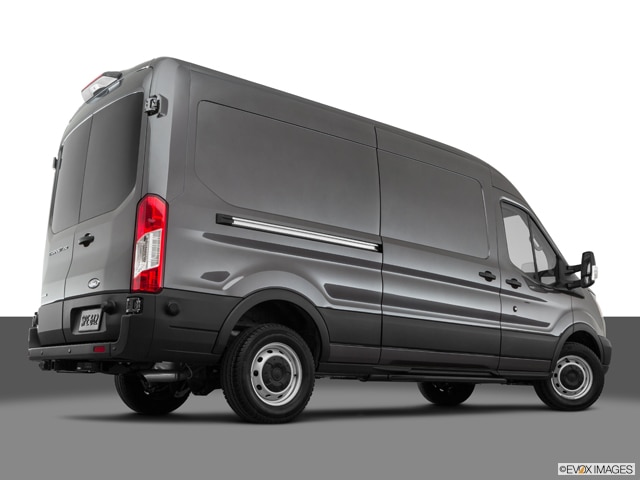 ford transit cargo van with rear ac