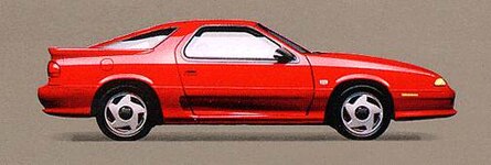 1993 Dodge Daytona IROC R/T Hatchback 2D