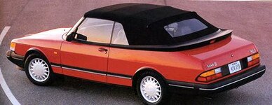 1993 Saab 900 Turbo Convertible 2D