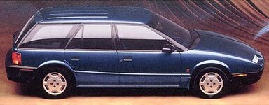 1993 Saturn S-Series SW1 Wagon 4D
