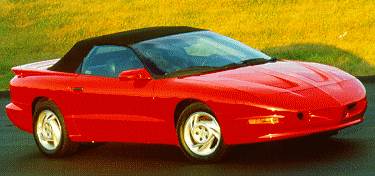 Sierra Auto Tops Black Sailcloth Convertible Soft Top For 1994-2002 Camaro Firebird