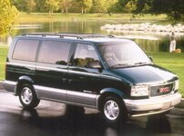 2000 GMC Safari Passenger Minivan 3D
