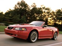 2001 Ford Mustang GT Deluxe Convertible 2D