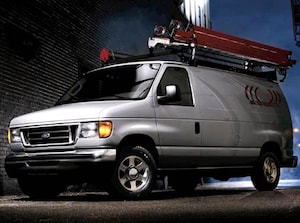 2007 Ford E350 Super Duty Cargo Commercial Extended Van 3D