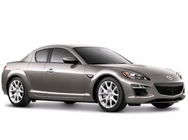 mazda rx 8 2009 bleu