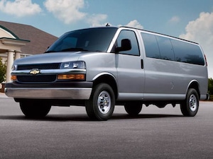2011 Chevrolet Express 3500 Passenger LT Diesel Extended Van 3D