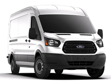 Transit 350 Van Medium Roof w/Sliding Side Door w/LWB Van 3D image