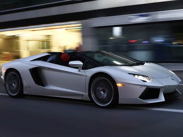 2017 Lamborghini Aventador LP 700-4 Roadster 2D