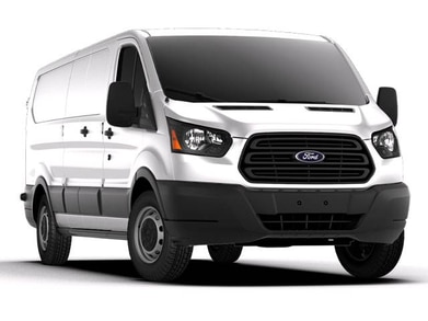 Transit 350 Van Low Roof w/60/40 Side Door w/LWB Van 3D image