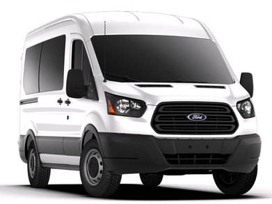 Transit 350 Van Medium Roof w/Sliding Side Door w/LWB Van 3D image