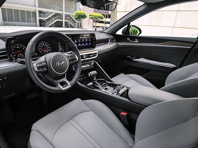 2023 Kia K5 Gt Line Wolf Grey Red Interior