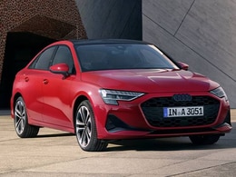 2026 Audi A3 front-facing, side angle cropped car colored image