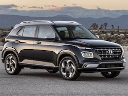 2026 Hyundai Venue front-facing, side angle cropped car colored image