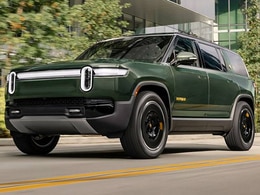 2026 Rivian R1S front-facing, side angle cropped car colored image