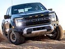 2027 Ford F150 front-facing, side angle cropped car colored image