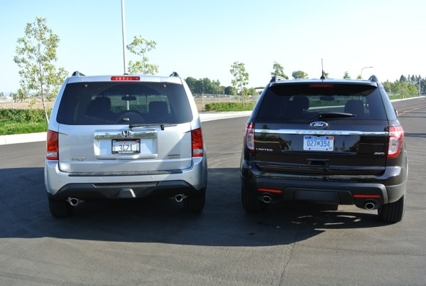 Compare ford explorer honda pilot #5